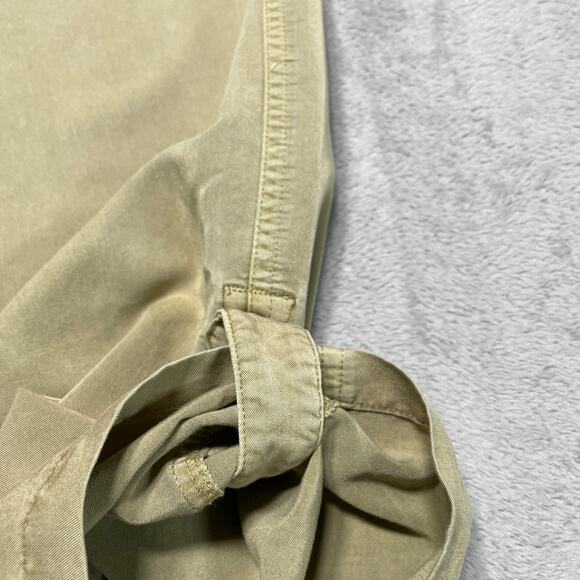 Sandro Pants Womens 10 Tan Cargo Convertible Length Gorpcore Classic Utility - Picture 5 of 15